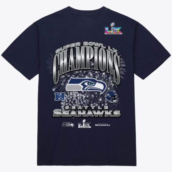 Seattle Seahawks Navy Super Bowl LX Champions Shirt
