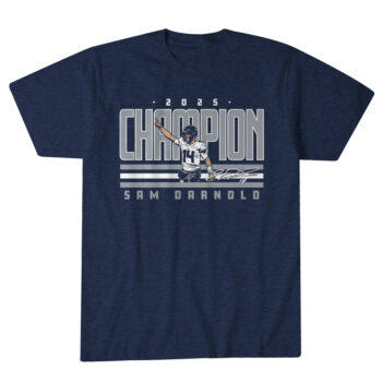 Seattle Seahawks Sam Darnold 2025 World Champ T-Shirt