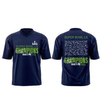 Seattle Seahawks Super Bowl Champions Signature Football Jersey
