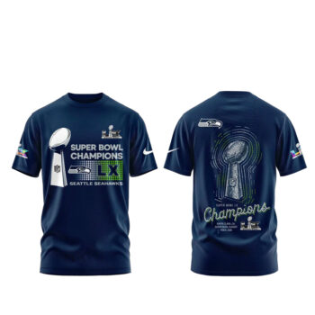 Seattle Seahawks Super Bowl LX Champions 2026 For Fan T-Shirt
