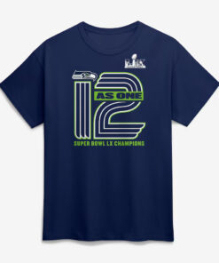 Seattle Seahawks Super Bowl LX Champions Hometown On Top T-Shirt