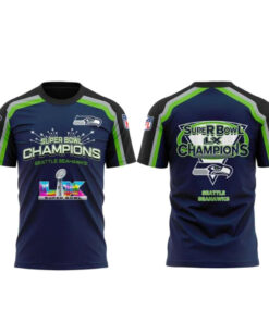 Seattle Seahawks Super Bowl LX Champions T-Shirt