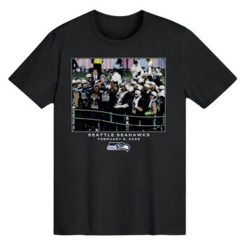 Seattle Seahawks Team Black Super Bowl LX T-Shirt