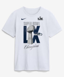 Seattle Seahawks White Super Bowl LX Champions 2026 T-Shirt