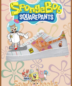 Spongebob Sandy Cheeks Air Force 1 Shoes Sneakers