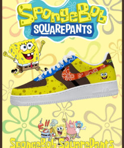 Spongebob SquarePants Air Force 1 Shoes Sneakers