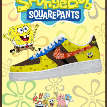 Spongebob SquarePants Air Force 1 Shoes Sneakers