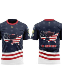 St. Louis Blues Military Appreciation 2026 Night Hockey League Shirt
