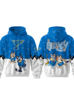 St. Louis Blues x Bluey Kids Club Hoodie