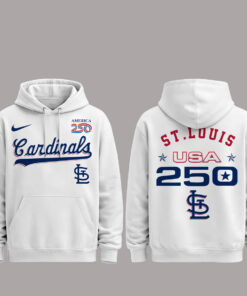 St. Louis Cardinals 250 USA 2026 Celebration America 250 x Major League Baseball Hoodie
