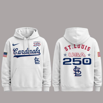 St. Louis Cardinals 250 USA 2026 Celebration America 250 x Major League Baseball Hoodie