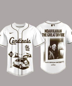 St. Louis Cardinals x Noah Kahan The Great Divide Tour 2026 Baseball Jersey