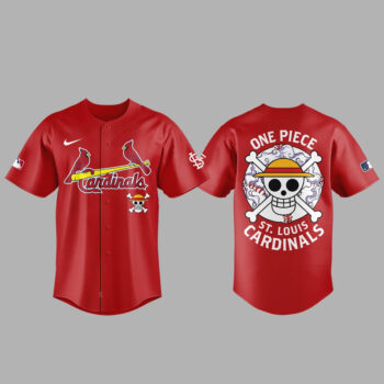 St. Louis Cardinals x One Piece Night Red Baseball Jersey
