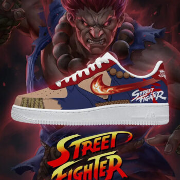 Street Fighter Akuma Air Force 1 Shoes Sneakers