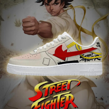 Street Fighter Makoto Air Force 1 Shoes Sneakers