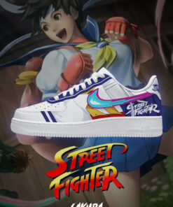 Street Fighter Sakura Air Force 1 Shoes Sneakers