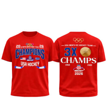 Team USA 2026 Olympic Ice Hockey Champions Celebrate Shirt