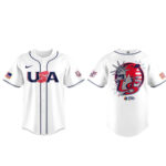 Team USA 2026 World Baseball Classic White Baseball Jersey