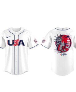 Team USA 2026 World Baseball Classic White Baseball Jersey