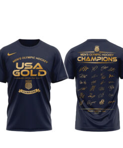 Team USA Olympic Hockey Champion Signature T-Shirt
