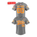 Tennessee Volunteers Baseball 2026 Smokey Grey Personalized Name and Number Baseball Jersey