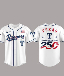 Texas Rangers America 250th Anniversary Of USA 2026 Baseball Jersey