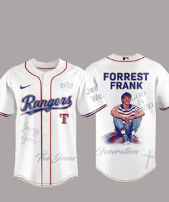 Texas Rangers Forrest Frank The Jesus Generation Tour 2026 Baseball Jersey