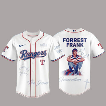 Texas Rangers Forrest Frank The Jesus Generation Tour 2026 Baseball Jersey
