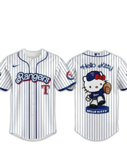 Texas Rangers Major League Baseball 2026 Hello Kitty Baseball Jersey
