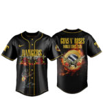 Texas Rangers x Guns N’ Roses World Tour 2026 Baseball Jersey