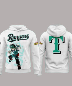 Texas Rangers x My Hero Academia Night 2026 Hoodie