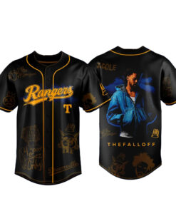 Texas Rangers x The Fall Off World Tour 2026 Baseball Jersey