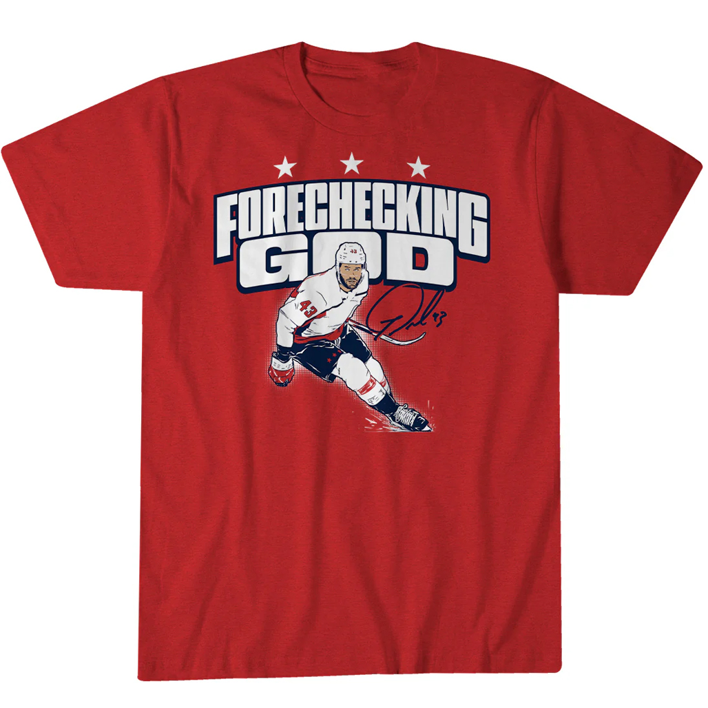 Tom-Wilson-Forechecking-God-T-Shirt.jpg Tom Wilson Forechecking God T-Shirt