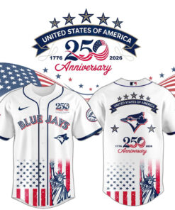 Toronto Blue Jays x America’s 250th Anniversary 2026 Baseball Jersey