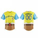 Toronto Blue Jays x SpongeBob SquarePants Night 2026 Personalized Name and Number Baseball Jersey