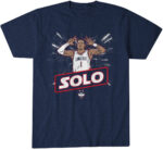 UConn Basketball Solo Ball Name Pose T-Shirt