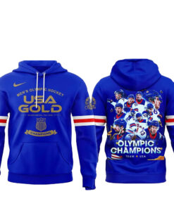 USA 2026 Olympic Golden Men Team Champions Hockey Hoodie