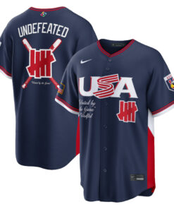 USA Baseball Undefeated Navy 2026 World Baseball Classic Stadium Baseball Jersey