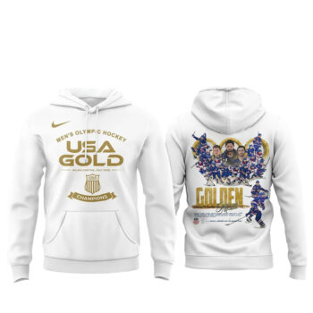 USA Gold Men's Olympic Hockeys Champions 2026 Hoodie