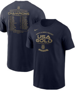 USA Hockey 2026 Winter Olympics Gold Medal Roster T-Shirt