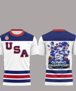 USA Mens Ice Hockey Team Olympic 2026 Champions America Proud Shirt Version 1