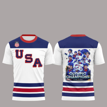 USA Mens Ice Hockey Team Olympic 2026 Champions America Proud Shirt Version 1