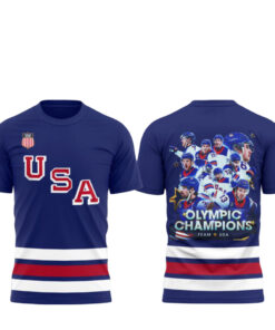 USA Mens Ice Hockey Team Olympic 2026 Champions America Proud Shirt Version 2