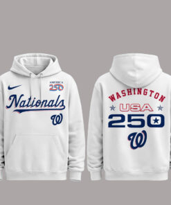 Washington Nationals 250 USA 2026 Celebration America 250 x Major League Baseball Hoodie