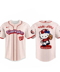Washington Nationals Major League Baseball 2026 Hello Kitty Baseball Jersey