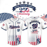 Washington Nationals x America’s 250th Anniversary 2026 Baseball Jersey