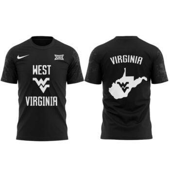 West Virginia Mountaineers Basketball 2026 Dark Mode T-Shirt