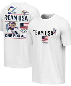 White Team USA x Looney Tunes Skate Rush One For All T-Shirt