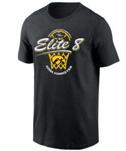 2026 NCAA DI Men’s Iowa Hawkeyes Basketball Tournament March Madness Elite 8 T-Shirt