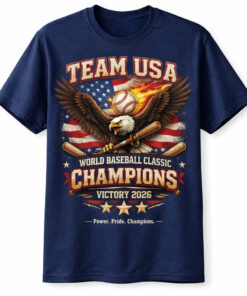 2026 Team USA World Baseball Classic Champions Victory T-Shirt